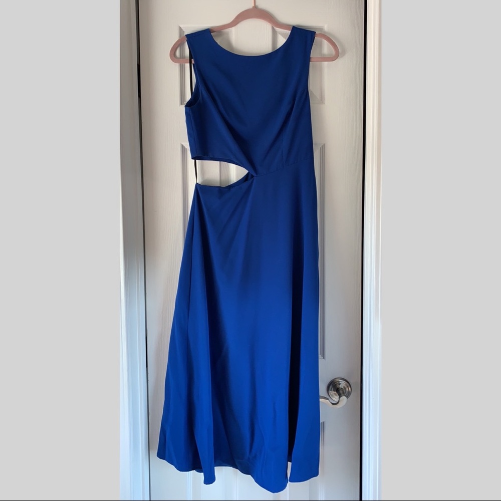 June & Hudson Asymmetrical Cut-out Dress